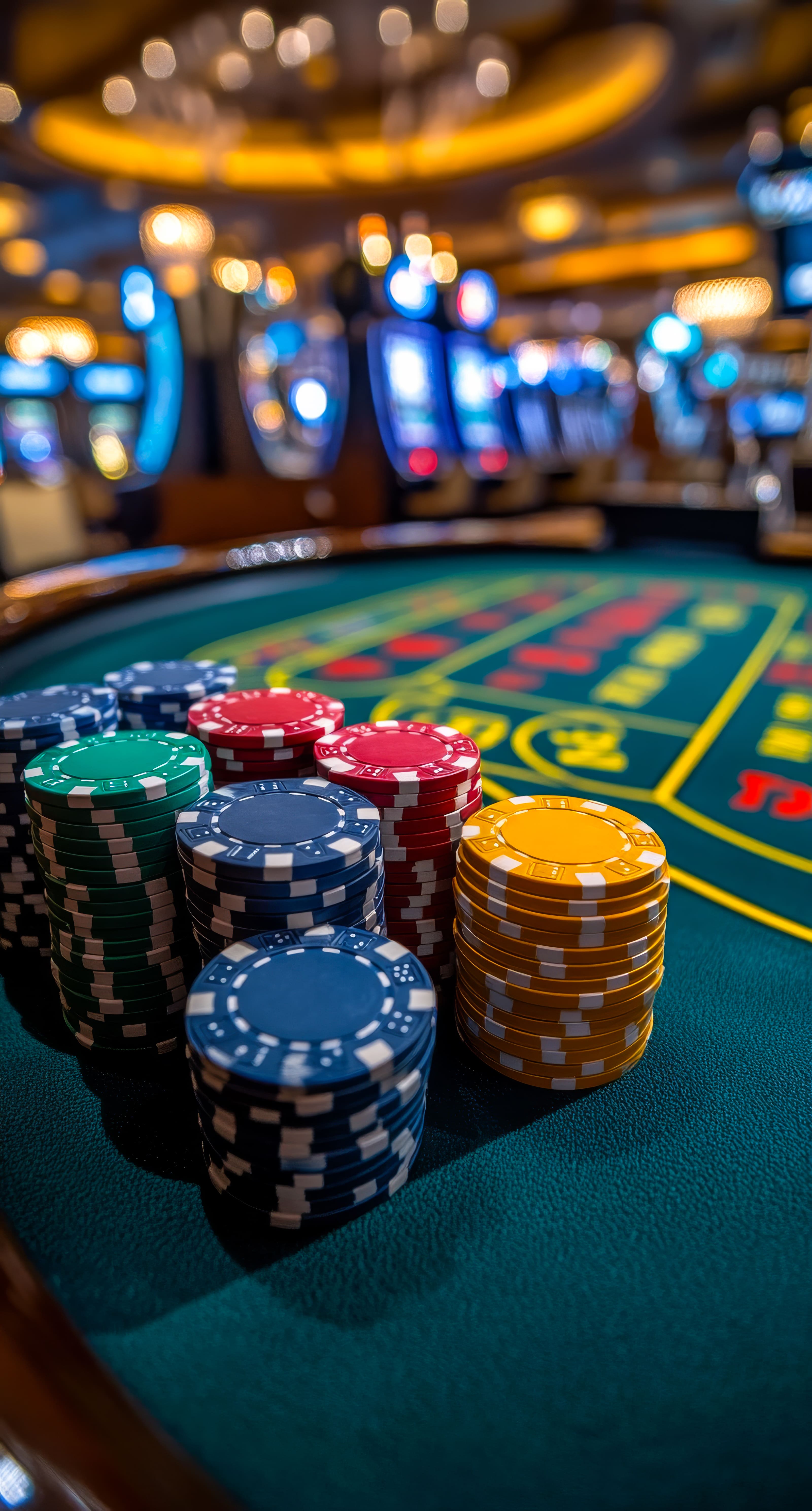 Casino interior at a premium entertainment resort